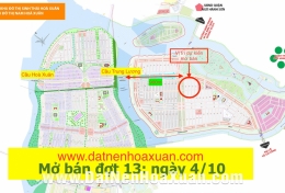 Hot: Mở bán đợt 13 Nam Hoà Xuân (4/10/2016)