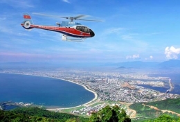 Đà Nẵng mở tour ngắm cảnh thành phố bằng trực thăng dịp lễ 30/4.