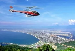 Đà Nẵng mở tour ngắm cảnh thành phố bằng trực thăng dịp lễ 30/4.