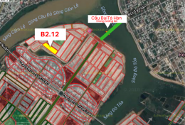 MỚI!!! CHIẾT KHẤU 8% CHO KHÁCH HÀNG GỌI MUA B2.12 KHU EURO VILLAGE 2, HƯỚNG NHÌN RA SÔNG. 