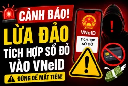 Cảnh báo lừa đảo tích hợp sổ đỏ vào Vneid đừng để mất tiền
