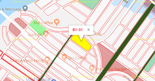 B1.31, Lô 20,21 - Hòa Xuân (Giai Đoạn 1A) |Sàn Đất Nền Hòa Xuân