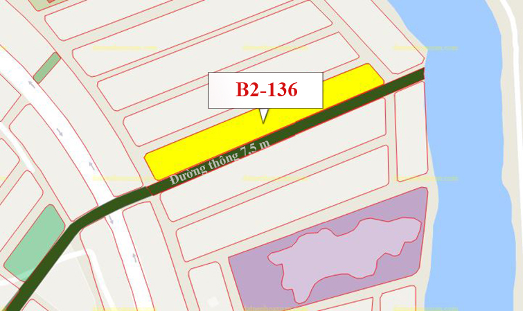B2.136, Lô 29 - Khu đô thị Nam Hòa Xuân |Sàn Đất Nền Hòa Xuân