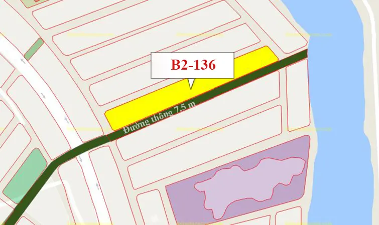 B2.136, Lô 29 - Khu đô thị Nam Hòa Xuân |Sàn Đất Nền Hòa Xuân