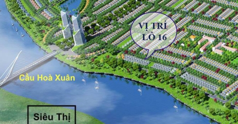 Biệt thự Hoà Xuân cạnh sông, giá cực tốt - Lô 16 B2.35