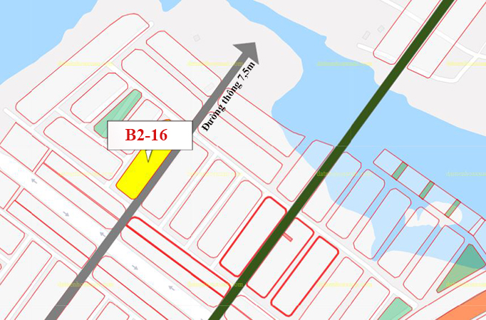B2.16, Lô 2 - Khu đô thị Nam Hòa Xuân |Sàn Đất Nền Hòa Xuân