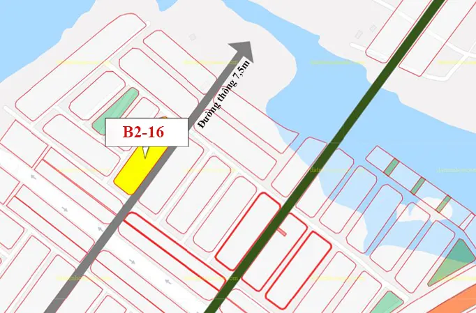 B2.16, Lô 2 - Khu đô thị Nam Hòa Xuân |Sàn Đất Nền Hòa Xuân