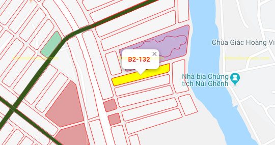 B2.132, Lô 13 - Khu đô thị Nam Hòa Xuân |Sàn Đất Nền Hòa Xuân