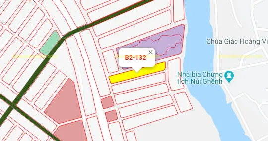 B2.132, Lô 13 - Khu đô thị Nam Hòa Xuân |Sàn Đất Nền Hòa Xuân