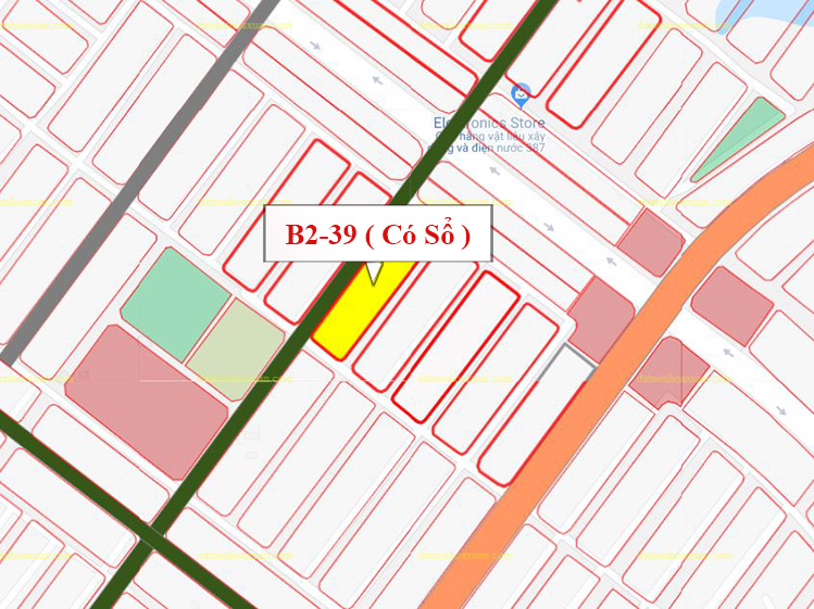 B2.39, Lô 55 - Khu đô thị Nam Hòa Xuân |Sàn Đất Nền Hòa Xuân