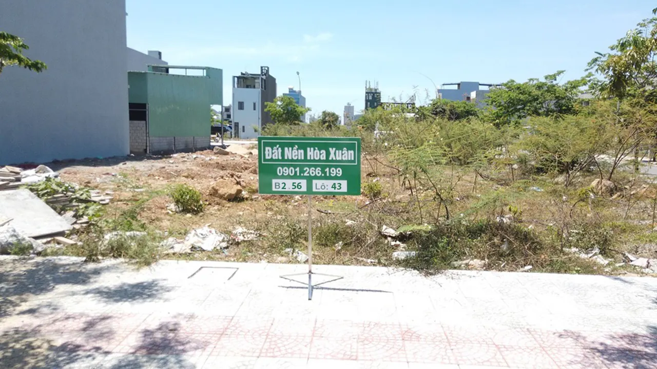 B2.56, Lô 43 - Khu đô thị Nam Hòa Xuân |Sàn Đất Nền Hòa Xuân