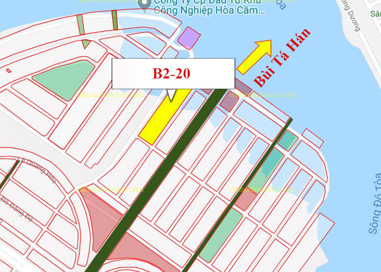 B2.20, Lô 2X - Đảo Vip |Sàn Đất Nền Hòa Xuân