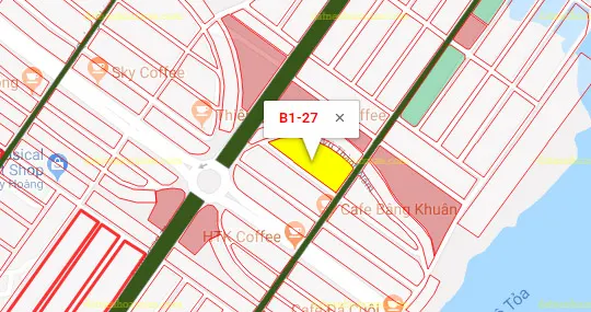 B1.27, Lô 43 - Hòa Xuân (Giai Đoạn 1A) |Sàn Đất Nền Hòa Xuân