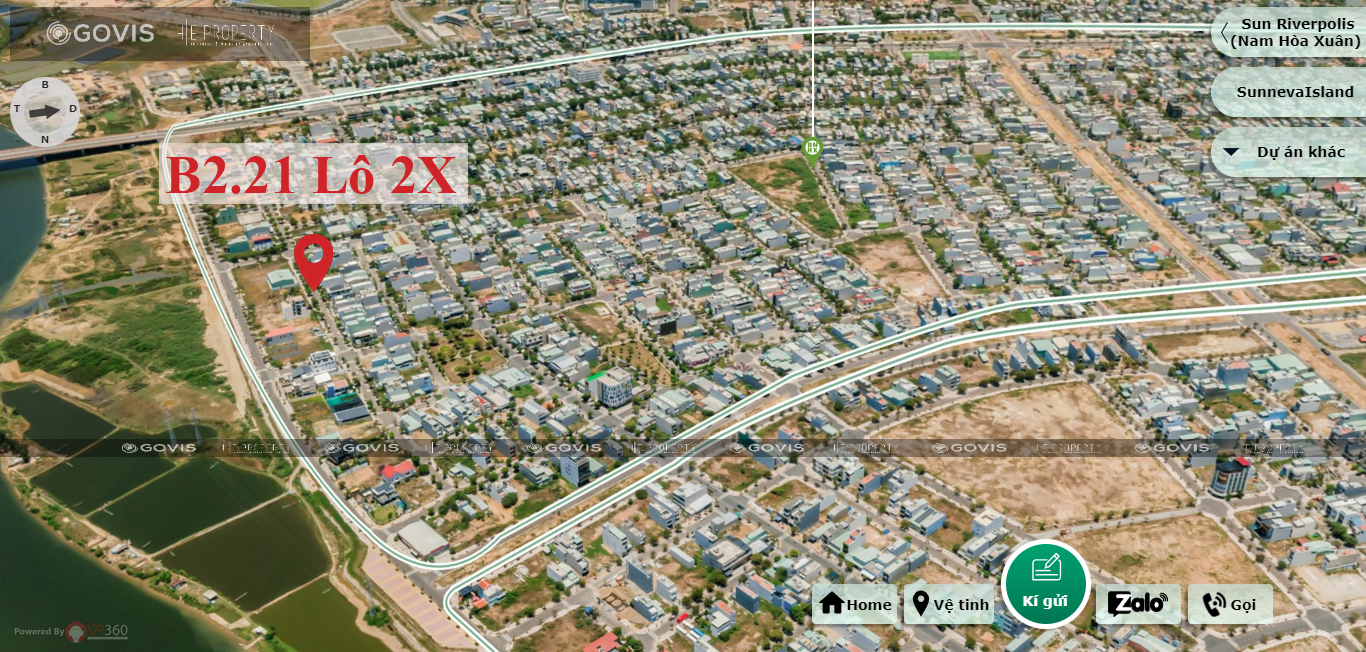 Biệt thự, B2.21, Lô 2X - Khu đô thị Nguyễn Tri Phương |Sàn Đất Nền Hòa Xuân