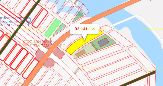 B2.141, Lô 1X - Khu đô thị Nam Hòa Xuân |Sàn Đất Nền Hòa Xuân