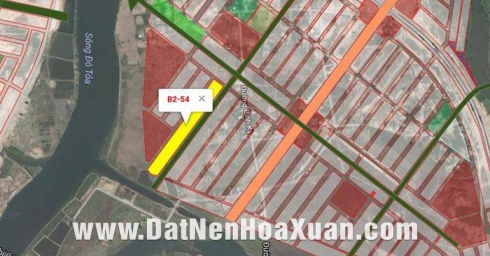 B2.54 lô 120 đường 10m5 xuyên suốt cả dự án - Nam Hòa Xuân
