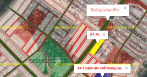 Bán lô 20 B1.76 Hòa Xuân mở rộng