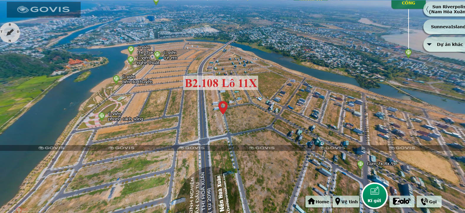 B2.108, Lô 11X - Khu đô thị Nam Hòa Xuân |Sàn Đất Nền Hòa Xuân