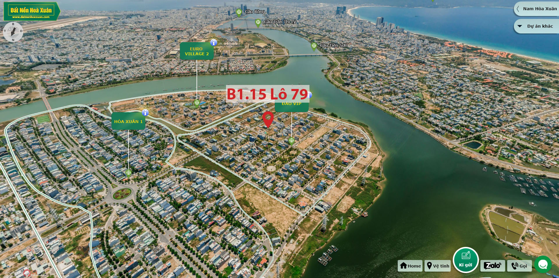 B1.15, Lô 79 - Đảo Vip |Sàn Đất Nền Hòa Xuân