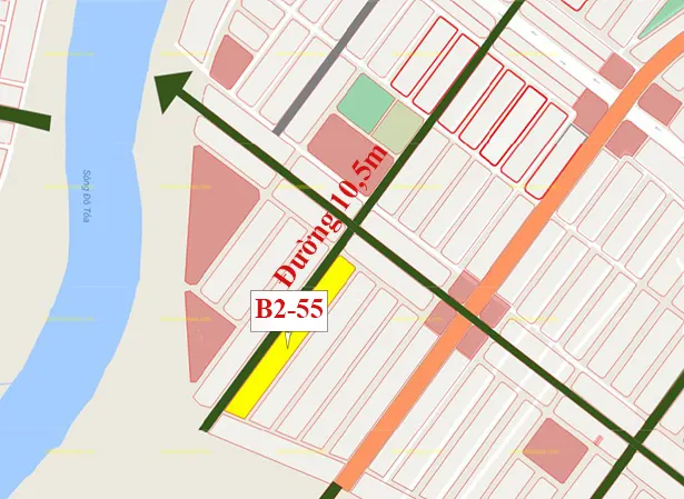 B2.55, Lô 95 - Khu đô thị Nam Hòa Xuân |Sàn Đất Nền Hòa Xuân