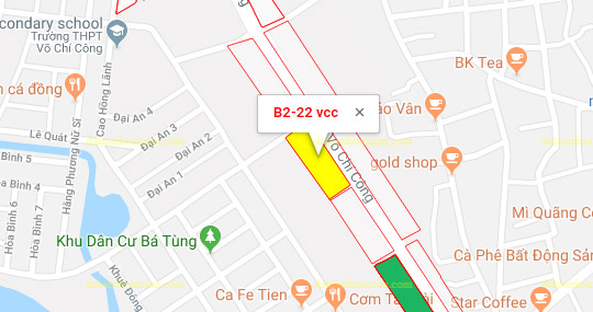 B2.22, Lô 31 - Khu đô thị Võ Chí Công |Sàn Đất Nền Hòa Xuân