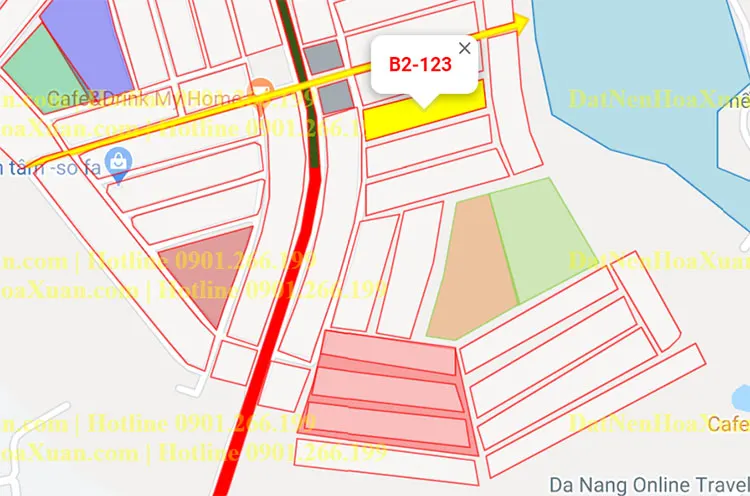B2.123, Lô 71 - Khu đô thị Nam Hòa Xuân |Sàn Đất Nền Hòa Xuân