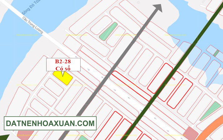 B2.28, Lô 11 - Khu đô thị Nam Hòa Xuân |Sàn Đất Nền Hòa Xuân