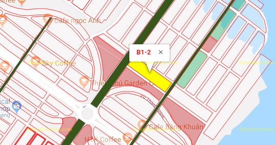 B1.2, Lô 2 - Đảo Vip |Sàn Đất Nền Hòa Xuân