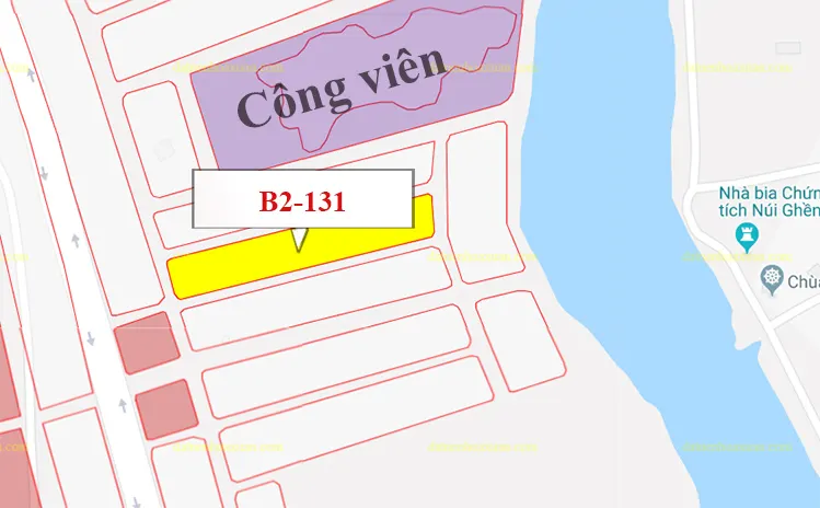 B2.131, Lô 59 - Khu đô thị Nam Hòa Xuân |Sàn Đất Nền Hòa Xuân