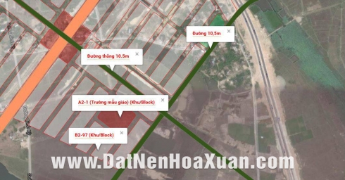 Bán cặp lô 41,42 B2.97 giá siêu rẻ - Nam Hòa Xuân