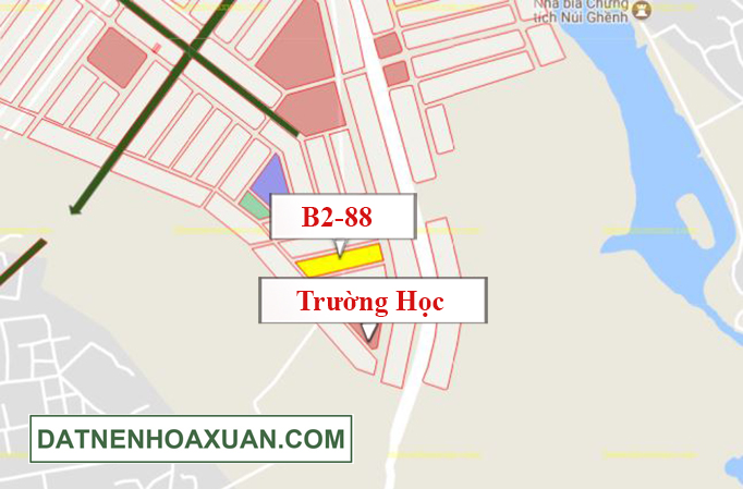 B2.88, Lô 58 - Khu đô thị Nam Hòa Xuân |Sàn Đất Nền Hòa Xuân