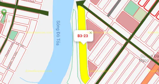 B3.23, Lô 75,76 - Khu đô thị Nam Hòa Xuân |Sàn Đất Nền Hòa Xuân