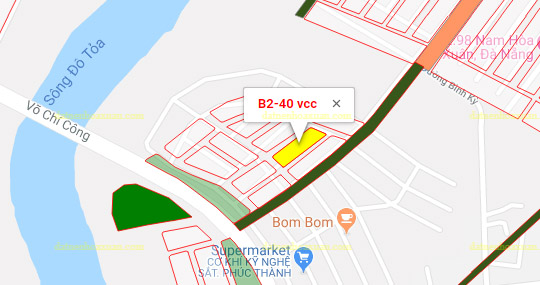 B2.40, Lô 18 - Khu đô thị Võ Chí Công |Sàn Đất Nền Hòa Xuân