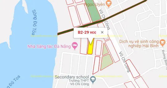 B2.29, Lô 58 - Khu đô thị Võ Chí Công |Sàn Đất Nền Hòa Xuân