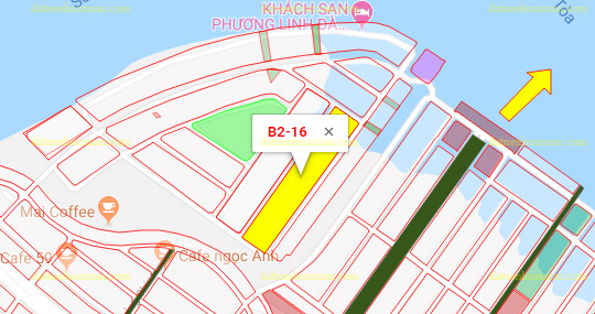 B2.16, Lô 10 - Làng Châu Âu 2 |Sàn Đất Nền Hòa Xuân
