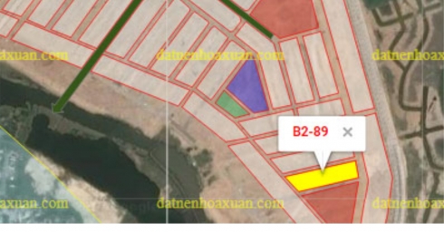 Đất giá rẻ, gần trường học, lô 34 B2.89 - Nam Hòa Xuân