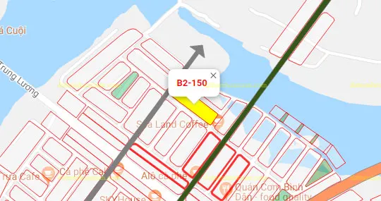 B2.150, Lô 13 - Khu đô thị Nam Hòa Xuân |Sàn Đất Nền Hòa Xuân
