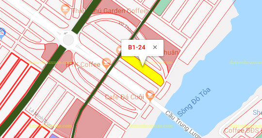 B1.24, Lô 19 - Hòa Xuân (Giai Đoạn 1A) |Sàn Đất Nền Hòa Xuân