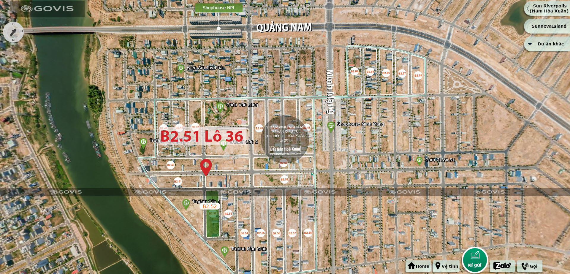 Vị thế góc làm nên cơ nghiệp: Siêu phẩm hai mặt tiền B2.51 Nam Hòa Xuân, tài sản gia tăng theo thời gian.
