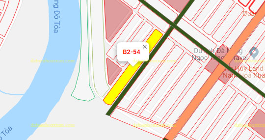 B2.54, Lô 123,124 - Khu đô thị Nam Hòa Xuân |Sàn Đất Nền Hòa Xuân