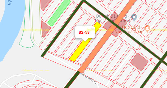 B2.58, Lô 112,113 - Khu đô thị Nam Hòa Xuân |Sàn Đất Nền Hòa Xuân