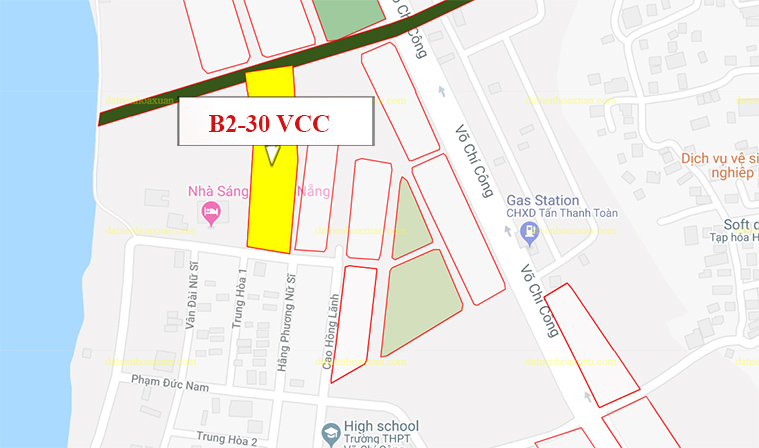 B2.30, Lô 18 - Khu đô thị Võ Chí Công |Sàn Đất Nền Hòa Xuân