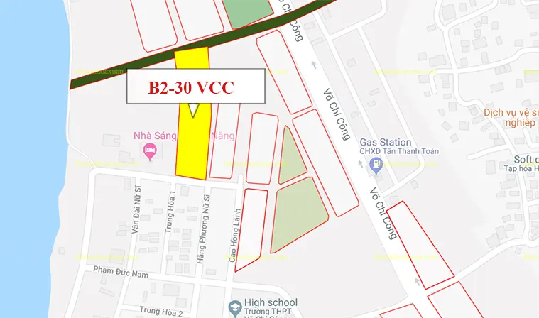 B2.30, Lô 18 - Khu đô thị Võ Chí Công |Sàn Đất Nền Hòa Xuân