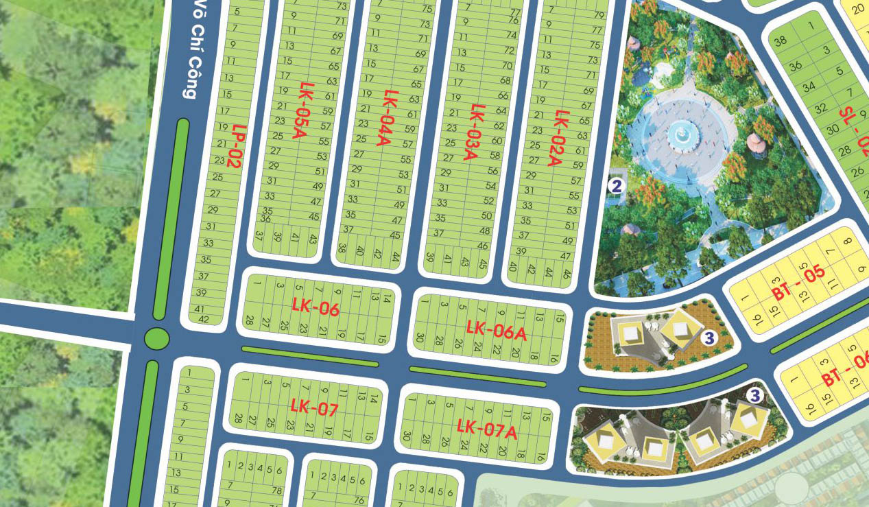 LK6A, Lô 19,20 - Nhà Phố |Sàn Đất Nền Hòa Xuân