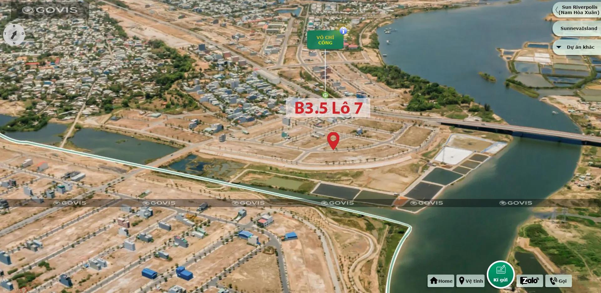 Biệt thự, B3.5, Lô 7 - Khu đô thị Võ Chí Công |Sàn Đất Nền Hòa Xuân