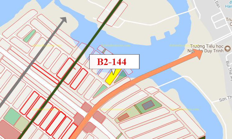 B2.144, Lô 32 - Khu đô thị Nam Hòa Xuân |Sàn Đất Nền Hòa Xuân