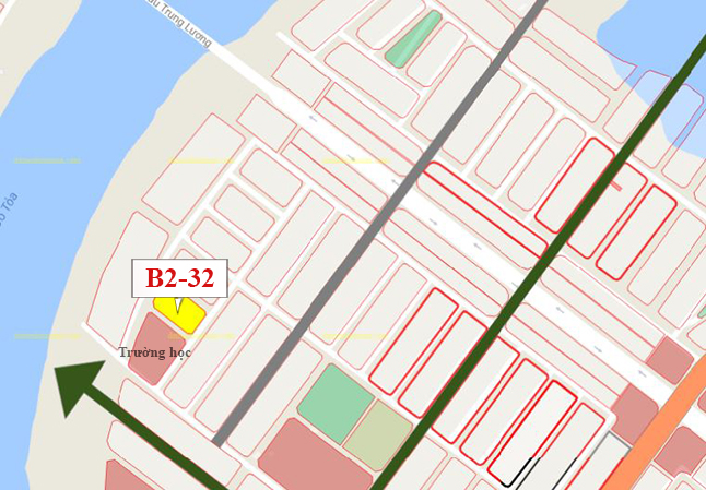 B2.32, Lô 10 - Khu đô thị Nam Hòa Xuân |Sàn Đất Nền Hòa Xuân