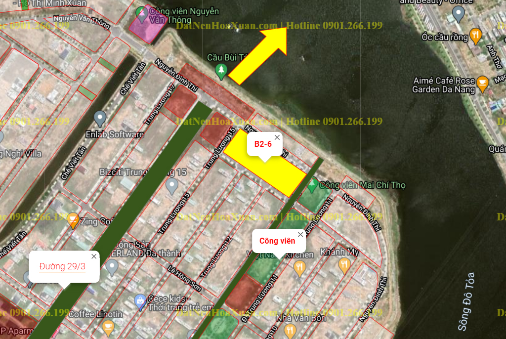 Biệt thự, B2.6, Lô 19 - Đảo Vip |Sàn Đất Nền Hòa Xuân