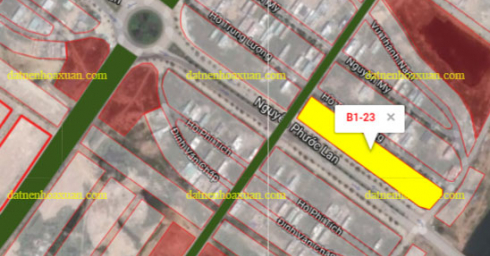 Lô Vip 69 B1.23 mặt tiền Nguyễn Phước Lan - KĐT Hòa Xuân