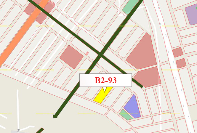  Lô góc, B2.93, Lô 88 - Khu đô thị Nam Hòa Xuân |Sàn Đất Nền Hòa Xuân